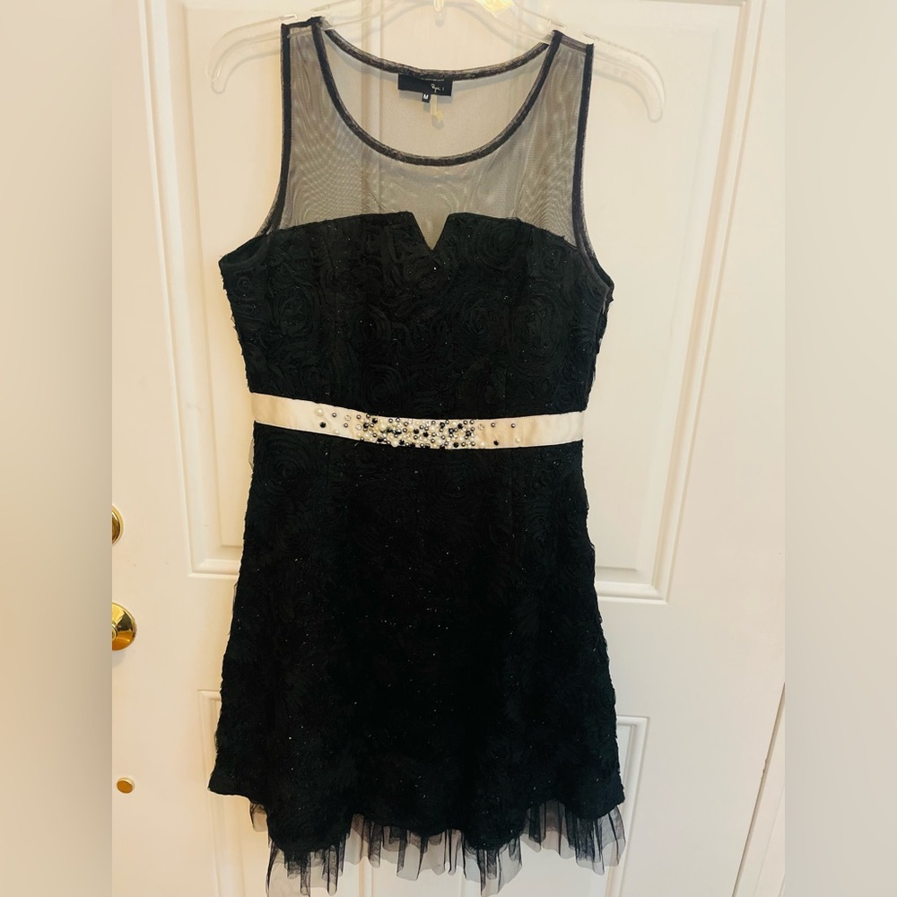 Sparkle floral formal dress